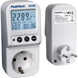 PEAKTECH 9036 - Energiekostenmessgerät, digital, mit beleuchteter LCD-Anzeige