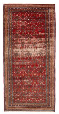 ECARPETGALLERY Hand-knotted Antalya Vintage Red Wool Rug - 5'2 x 10'2