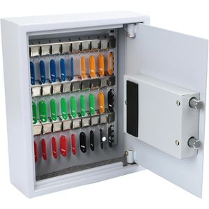 Olymp Schlüsseltresor GOsafe 50A, silber, mit 27 Haken, mit Elektronikschloss