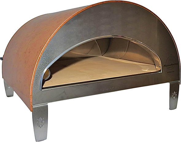 Pizza Party Ispirazione - Forno a gas per pizza da esterno - Camera di cottura 60x70 cm - Piano cottura in biscotto