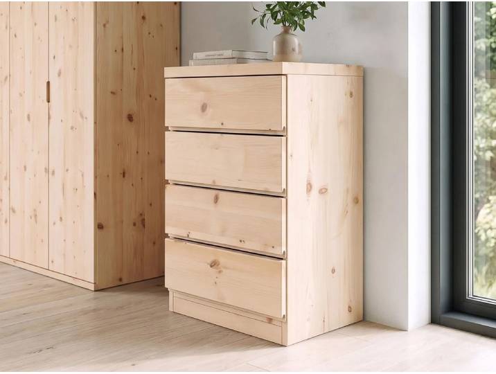 Zirbenkommode „Patrizia“ 50 cm Massivholz Zirbe