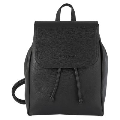 Rucksack TOM TAILOR "Tinna", Damen, Gr. B/H/T: 25cm x 31cm x 13cm, schwarz, Rucksäcke Rucksack, ein perfekter Allrounder, sportiv und modern mit funktionalen Details
