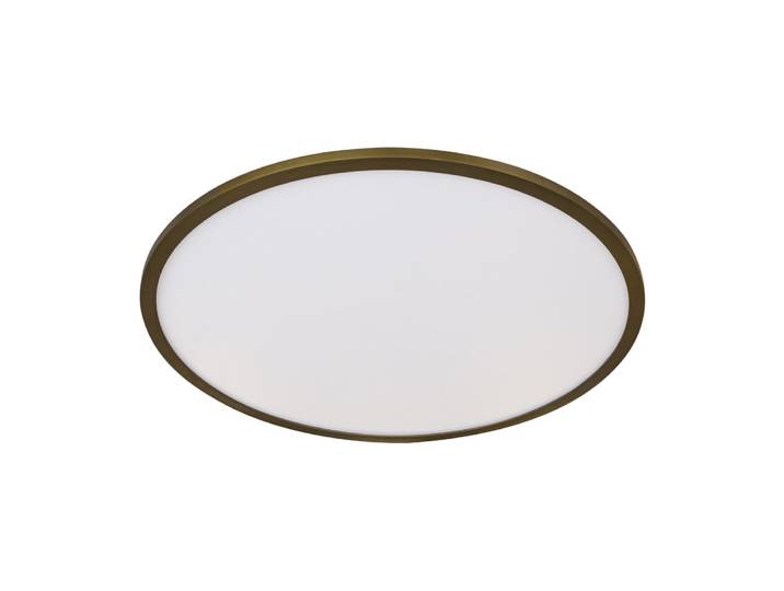 Plafonnier elégant LED doré 60W en aluminium
