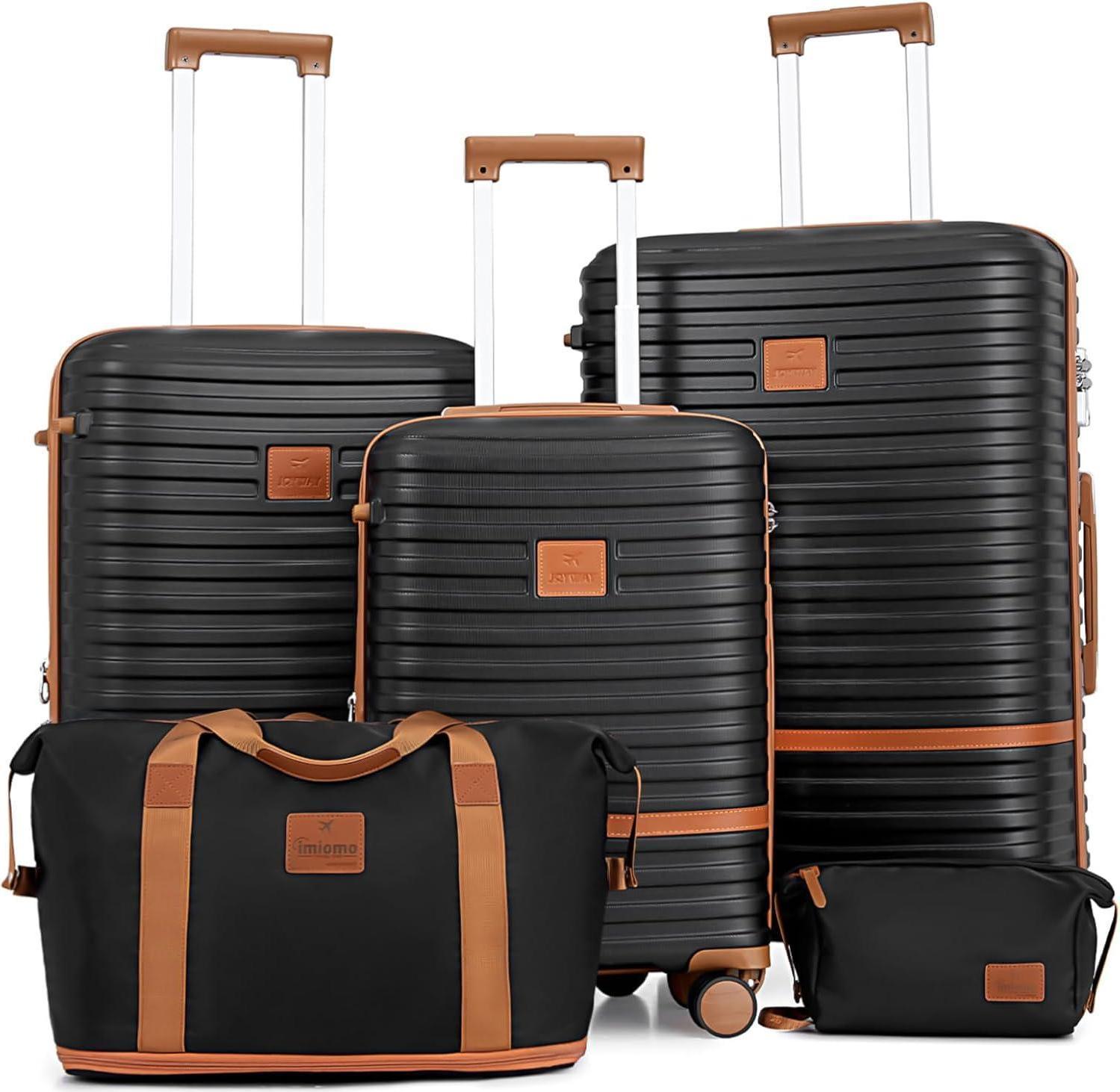 Joyway Koffer Set ABS Hartschale 4 Rollen TSA-Schloss Handgepäck