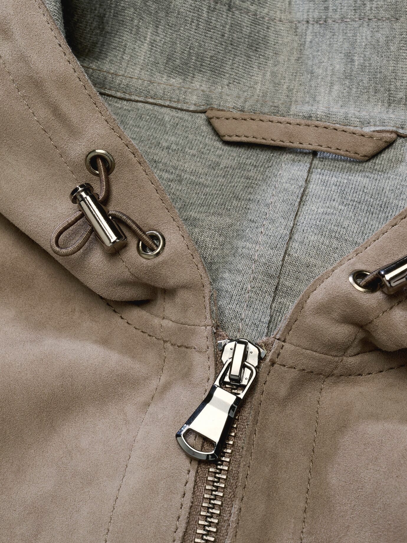 Mey & Edlich Velours-Hoodie Voyager Beige 52