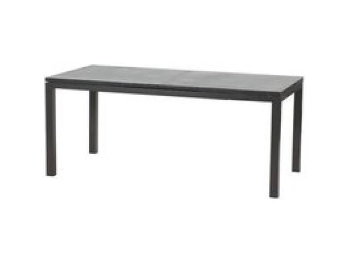 B-Ware: Siena Garden Miros Esstisch, anthrazit, Alu/Spraystone, 180/240x90 cm