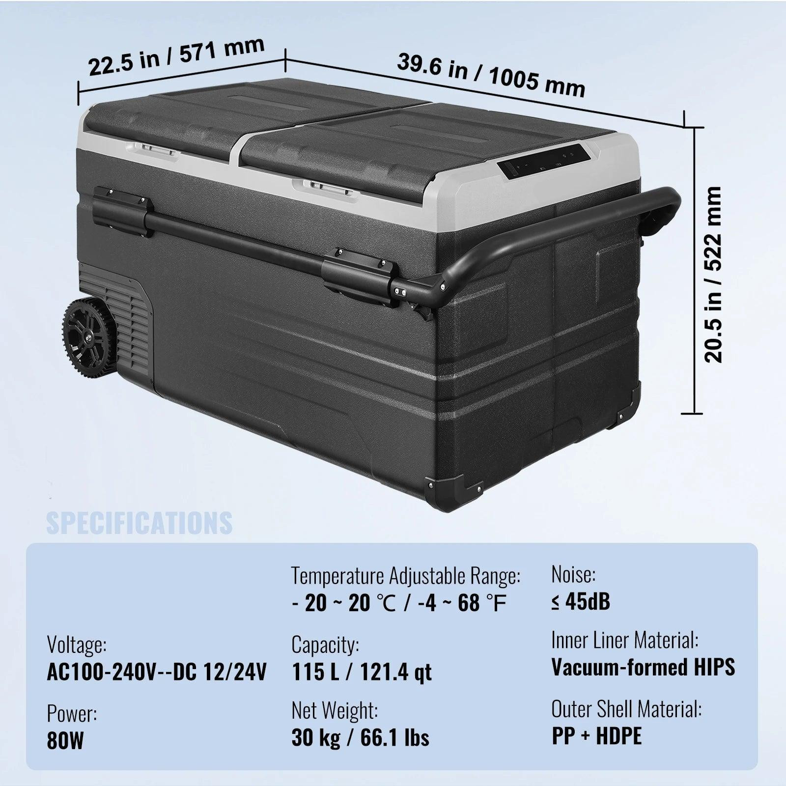 Selius Draagbare Autokoelkast Koelbox 115L