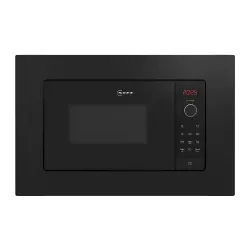 HLAWG26S3 Einbau Mikrowelle 800W Schwarz LED-Display 7AutomatikProgramme EasyClean