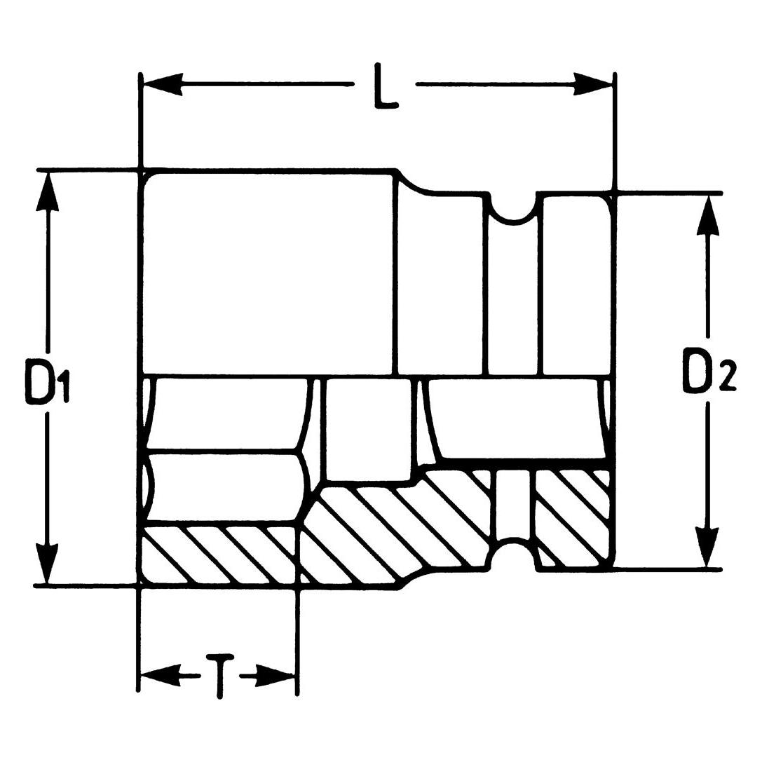 Heyco Impact-Steckschlüssel-Einsätze 13 mm (13 mm) (06300001336)