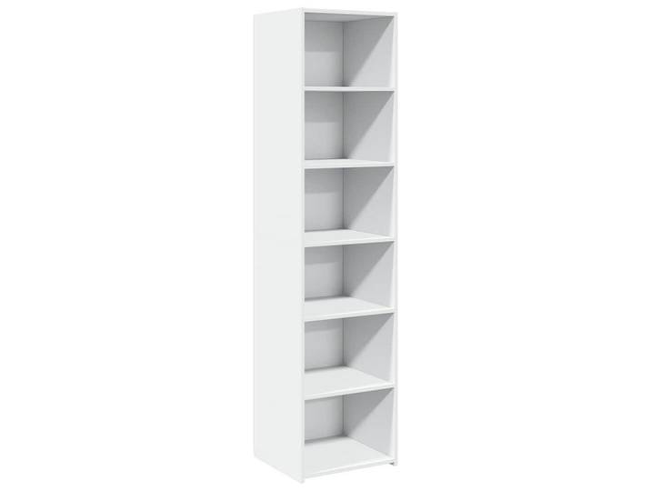 furnicato Highboard Weiß 45x41x185 cm Holzwerkstoff (1 St), Stabiler Vorratsschrank mit viel Stauraum für die Inneneinrichtung