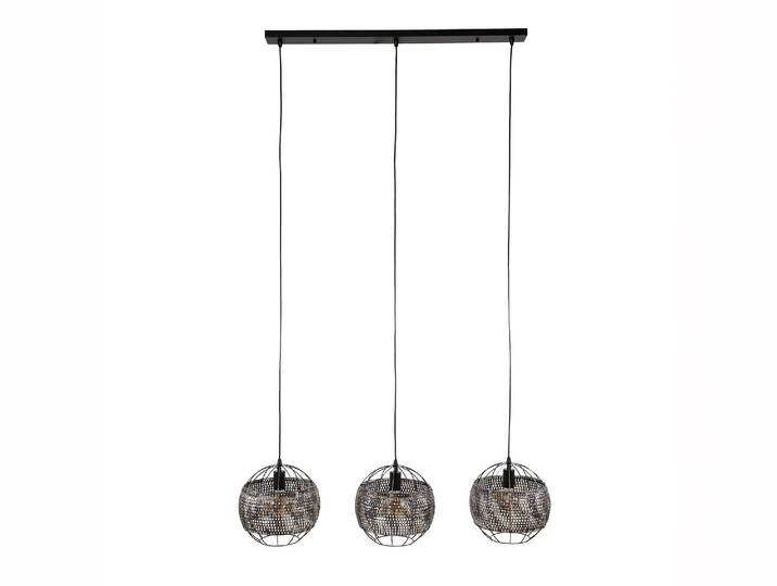 ESMA Pendellampe, 3-flammig, Material Metall, schwarz-braun