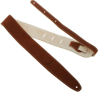 Fender Ball Glove Leather Strap BRN marron