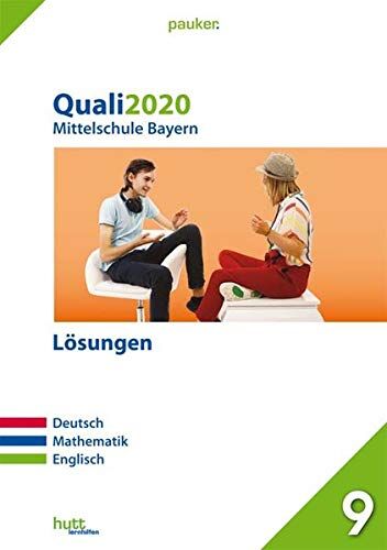 Quali 2020 - Mittelschule Bayern: Originalprüfungen mit Trainingsteil für die Fächer Deutsch, Mathematik und Englisch sowie Audio-CD für Englisch (pauker.) - Preis vom 15.10.2026 23:06:25 h