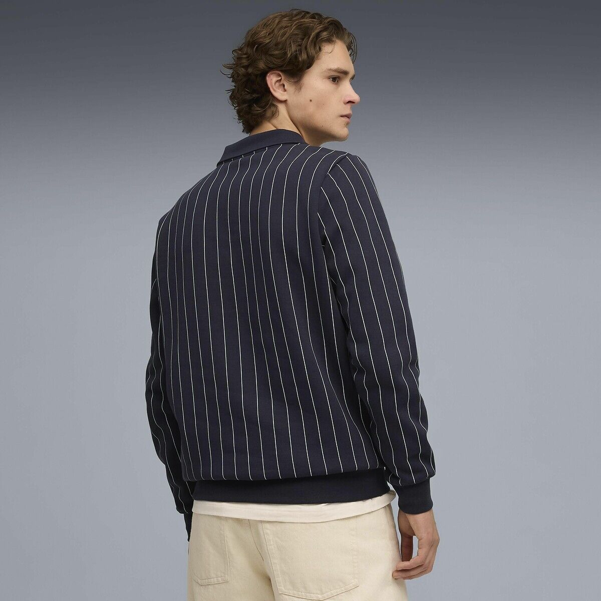 PUMA Sweat à col chemise