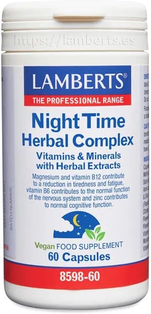 Lamberts Night Time Herbal Complex 60 Caps