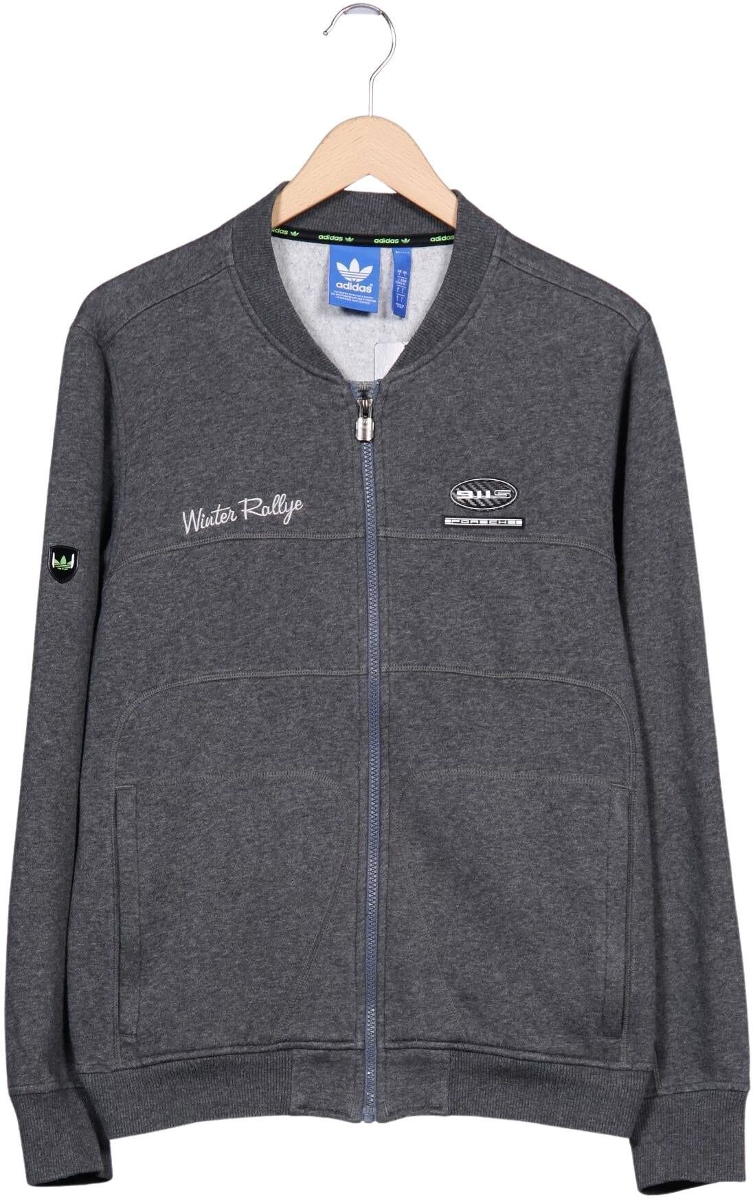 Adidas Porsche Design Herren Sweater, Grau, Gr. L, Synthetik / Baumwolle - Second Hand