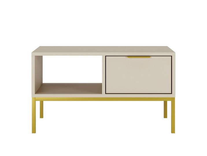 99rooms Couchtisch Avgustin (Wohzimmertisch, Beistelltisch), Modern Design, mit viel Stauraum, Soft-Close Funktion