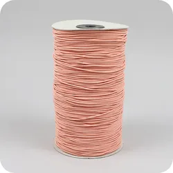 Gummischnur 2,2 mm orange, Latex, Polyester