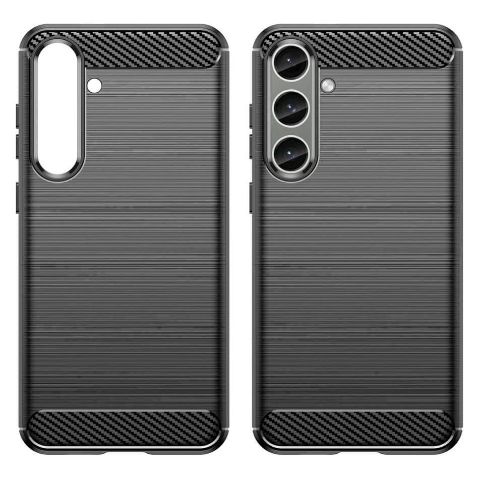 Cover-Discount Galaxy S25+ / S24+ Plus - Metall Carbon Look Hülle (Samsung Galaxy S24+, Samsung Galaxy S25+) (54227846)
