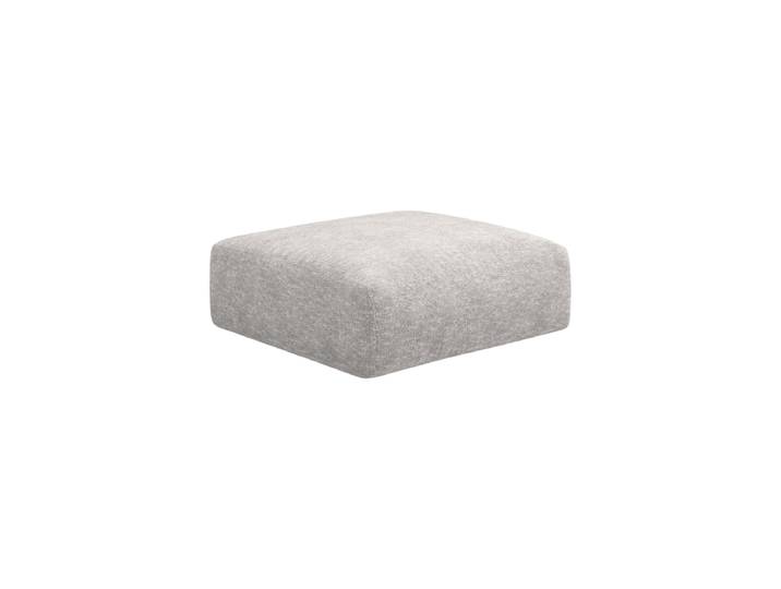Design Sitzpouf Clau Chenille Hellgrau chosen by Bloomingloft