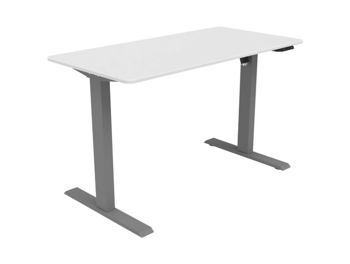 Schreibtisch höhenverstellbar 120x71,5x60 cm Strong Weiß