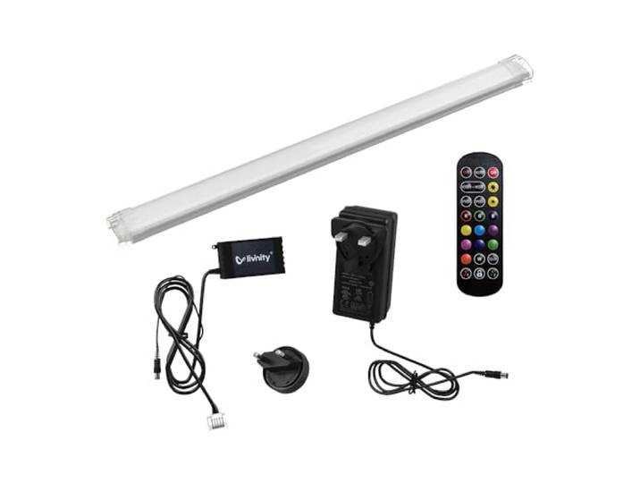 Vicco LED Stripe, Weiß, 30 cm mit Starterpaket, zur Beleuchtung von Möbeln und Arbeitsflächen geeignet