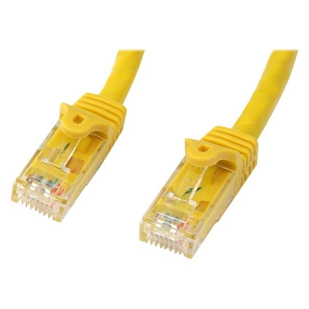 StarTech 1 m gelbes Snagless Cat6 UTP-Patchkabel - ETL-geprüft - N6PATC1MYL (UTP, CAT6, 1 m) (N6PATC1MYL)