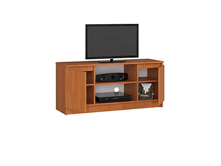 BDW Kommode, RTV Schrank, TV Gerät, viel Stauraum, Kleiderschrank, Diele, Wohnzimmer, Schlafzimmer Kommode, Multifunktionsschrank. Abmessungen: 120 x 55 x 40 cm (Erle)