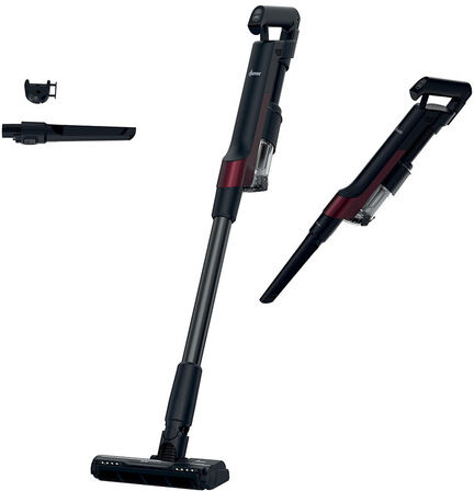 Hoover HF201H, Aspirapolvere senza fili Ultraleggero, Tecnologia di compattazione polvere per aumentare la potenza, Magenta