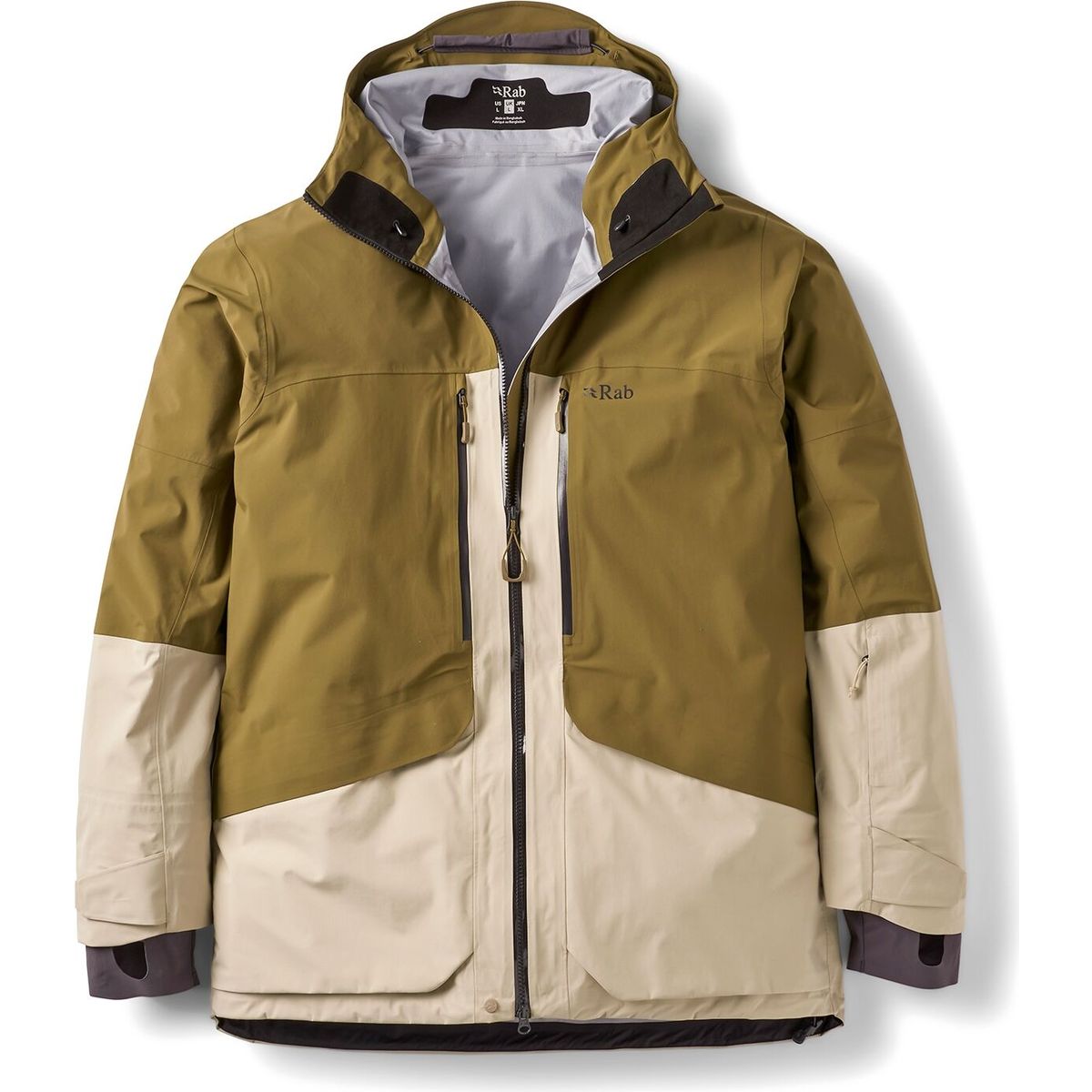 Rab Bigline Jacket oak/dark pebble (OKP) S QWI-89-OKP-SML