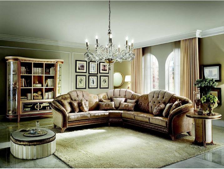 JVmoebel Ecksofa Luxus Polstermöbel in klassischem Design für das Wohnzimmer, Made in Europa