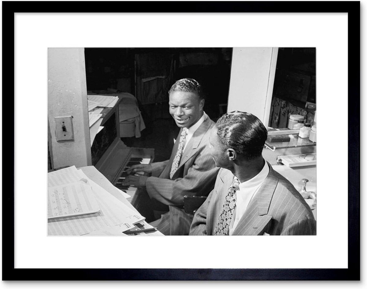 Natuur Nat King Cole Muziek Legende Wanddecoratie Ingelijste Canvas Print