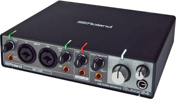 Roland Rubix24 Desktop Audio-interface, Zwart, USB, 24-bit/192kHz