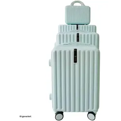 NTK-Collection Kofferset Leandra 4-teilig, Koffer, Blau