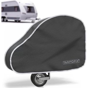 Tarpofix Deichselabdeckung DH3, 92 x 58 cm, 4-Lagen-Verbund, schwarz, für Anhänger & Wohnwagen