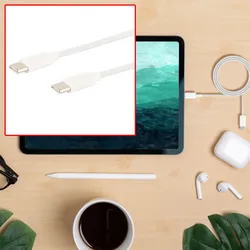 USB-C Schnellladekabel 1,5m - 60W Power Delivery & 480 Mbit/s Datenübertragung - Universelle Kompatibilität für Smartphones & Tablets - Weiss
