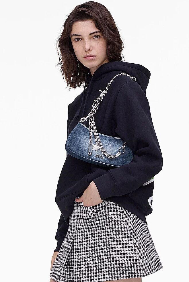 Marc JACOBS Ledertasche - Schultertasche THE SHOULDER BAG blau W