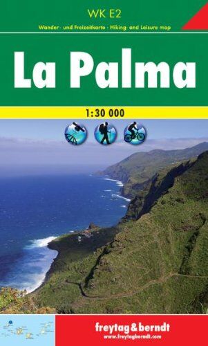 Freytag-Berndt und Artaria KG - Freytag Berndt Wanderkarten, WKE 2, La Palma, GPS, UTM - Maßstab 1:30 000 - Preis vom 09.10.2026 07:28:09 h