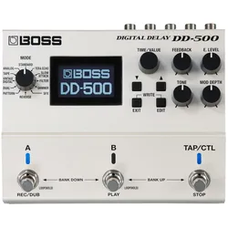 BOSS (Electronics) DD-500 musical instrument amplifier part/accessory Footswitch/controller (Gitarre), Effektpedal, Weiss