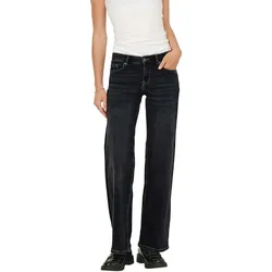 Only Judy Jeans Straight Leg in dunkler Waschung-XS