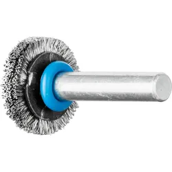PFERD TOOLS Rundbürste ungezopft RBU Edelstahl-Draht mit Schaft - 43101003