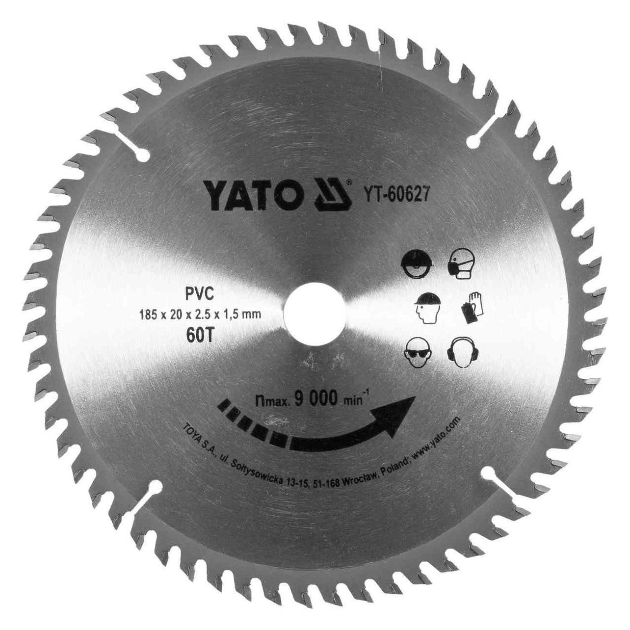 Yato PVC-Trennscheibe 185x60x20 (YT-60627) (YT-60627)