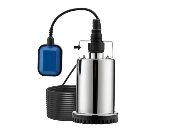 Wiltec dompelpomp tot 7500l/h - max. opvoerhoogte 6,5m - vuilwaterpomp 400W - vuildeeltjes tot 5mm