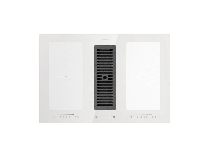 Klarstein Induktions-Kochfeld Full House 77 Down Air Induktion+Abzug 77 cm 4 Zonen 7120W 477 m³/h A 10046230, Kochfeld Abzugshaube Hob 4-fach 2 Flex kopffrei autark