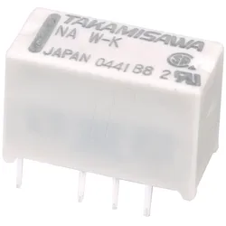 NA 24W K - Subminiatur-Relais NA  24 VDC, 2 Wechsler 2A