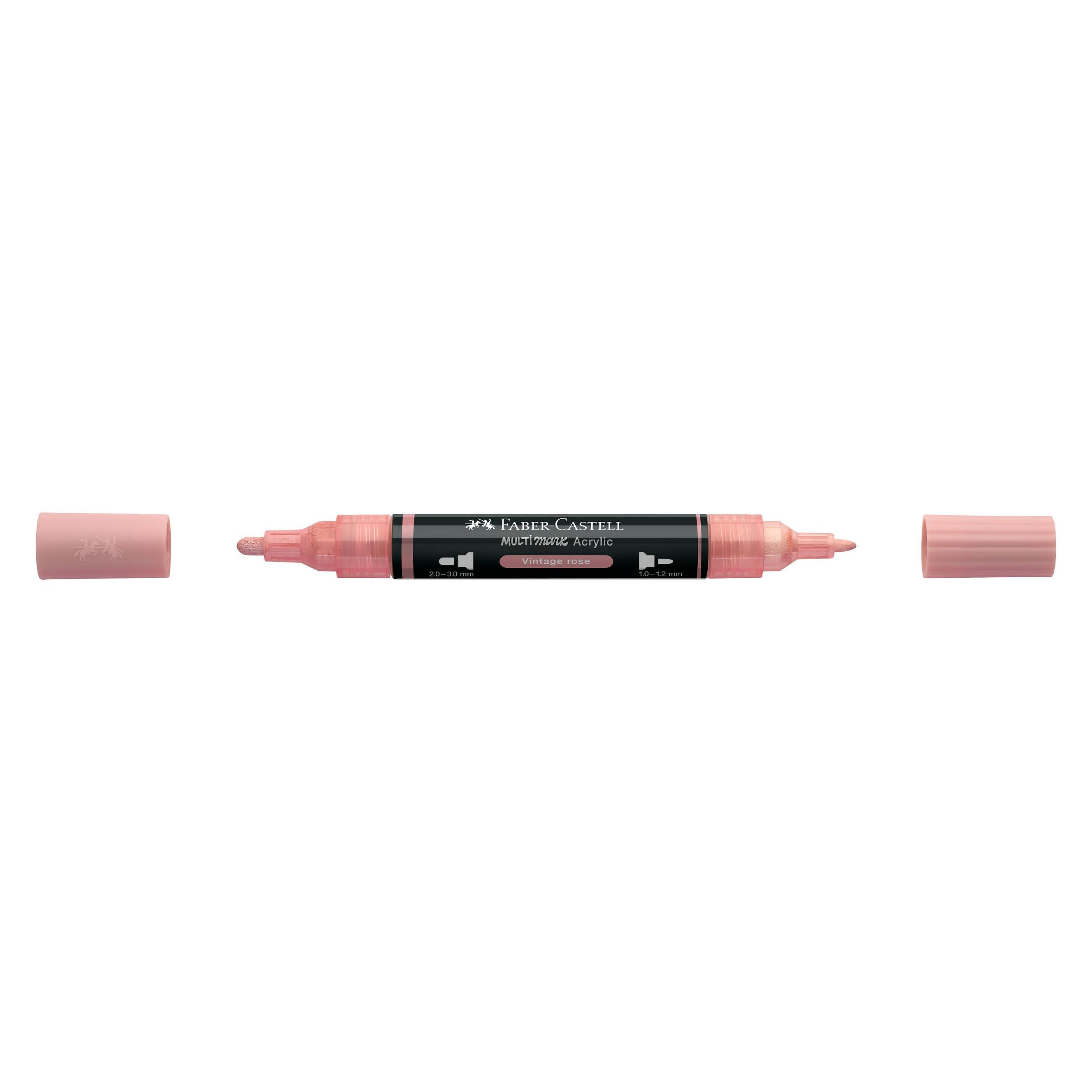 Faber-Castell Multimark Acrylic Marker. vintage rose (1x) (185904)