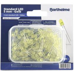Barthelme LED-Sortiment Gelb Rund 5 mm 800 mcd 35 ° 30 mA 2 V 00430325
