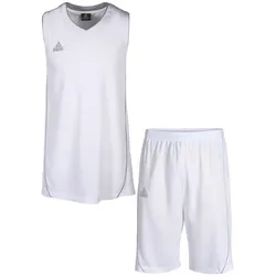 PEAK Team Basketballtrikot-Set Herren 20545 - weiss/silber XXS