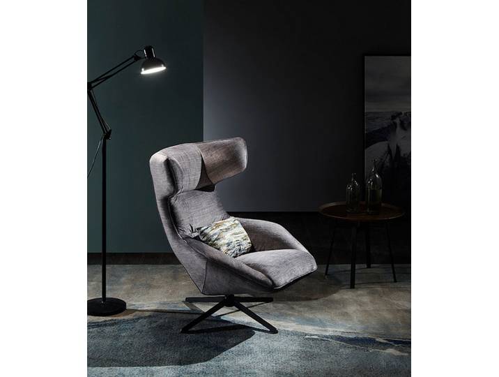 JVmoebel Sessel Polsterstuhl mit Ohrenlehnen in elegantem Design, Made in Europa
