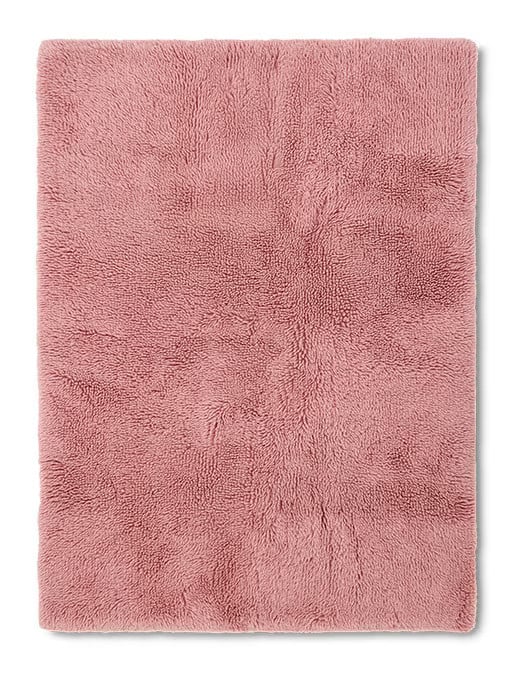 HKliving Vloerkleed Fluffy Wol Roze 150 x 240 cm